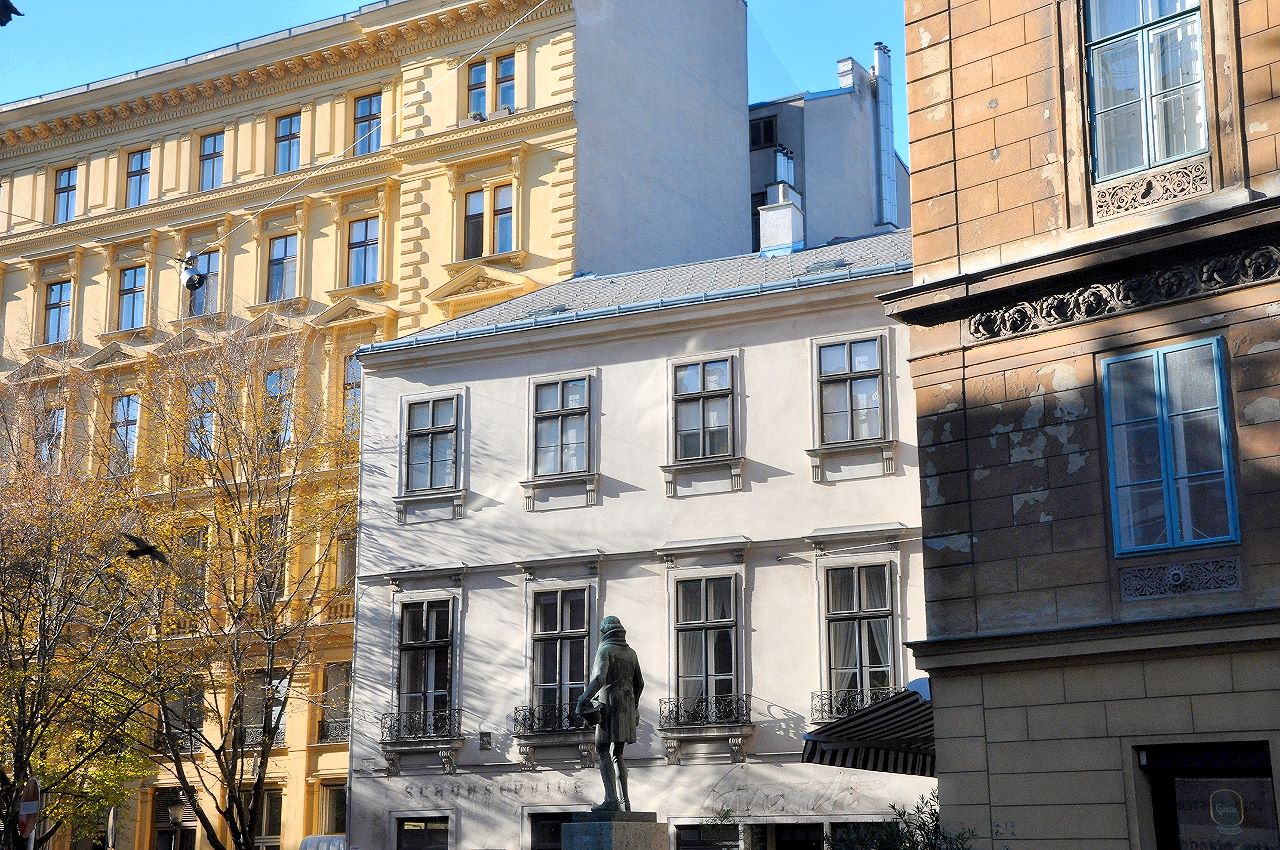  |Praterstrasse 19, Wohnhaus Zum Jonas (1844) und Nestroydenkmal (1929)